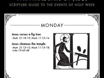 Holy Week: Monday