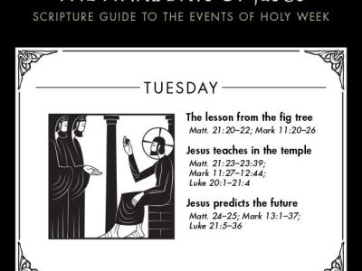 Holy Week: Tuesday
